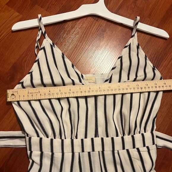PROMESA striped wide leg jumper. Size M. - Picture 10 of 10